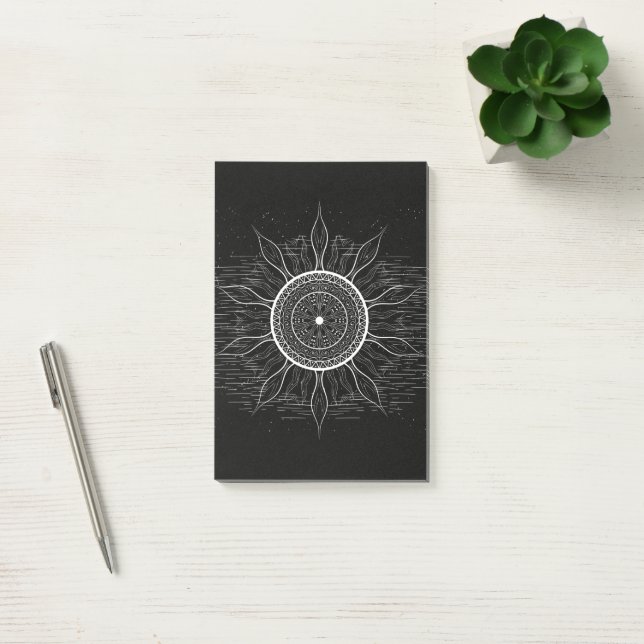Sun Mandala 2 Post-it Notes (Office)