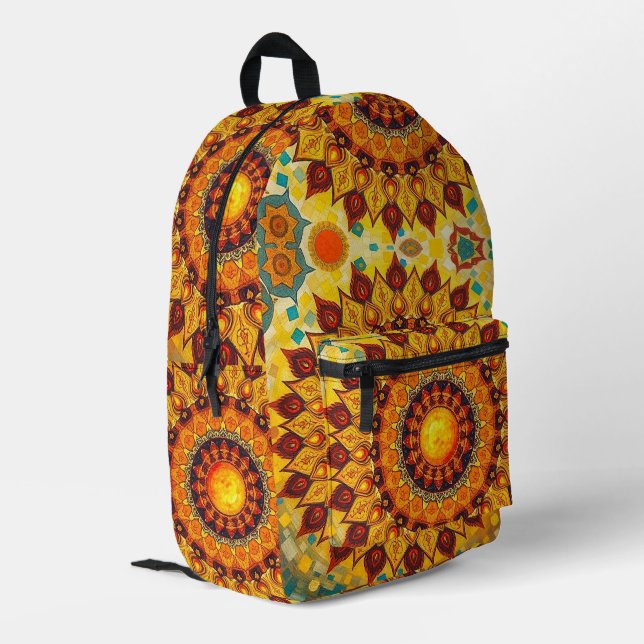 Sun Mandala - Backpack (Back Corner Left)