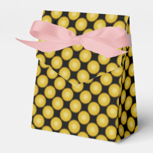 Sun Mandala in Yellow Favor Box