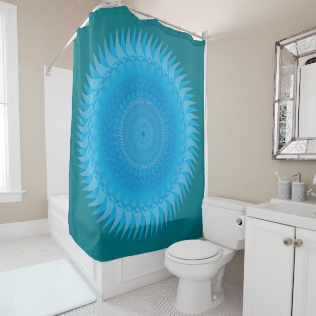 Sun Mandala Light blue (In Situ)
