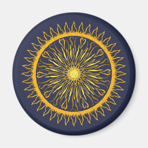 Sun Mandala Magnet