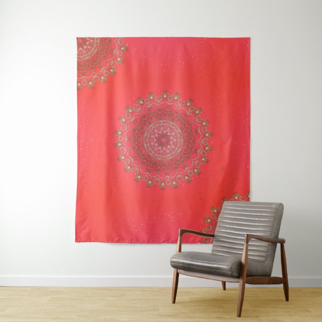 Sun Mandala - Taperstry Tapestry (In Situ)