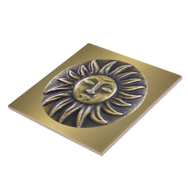 Sun Medallion Tile (Side)