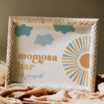 Sun Mom-Osa Bar Sign<br><div class="desc">8x10 Sun Baby Shower Sign.</div>