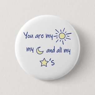 Sun-Moon-and-Stars- 2 Inch Round Button
