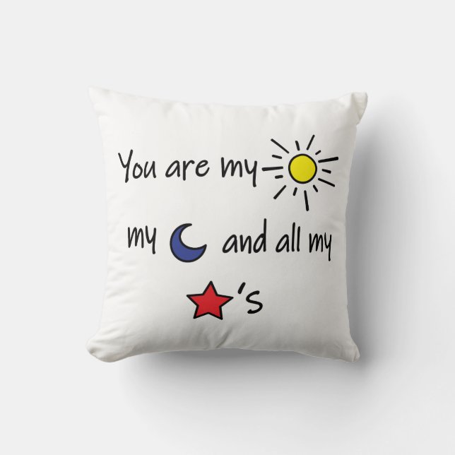 Sun-Moon-and-Stars- Throw Pillow (Front)