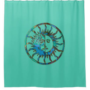 Sun & Moon - blue green + your backgr. & ideas