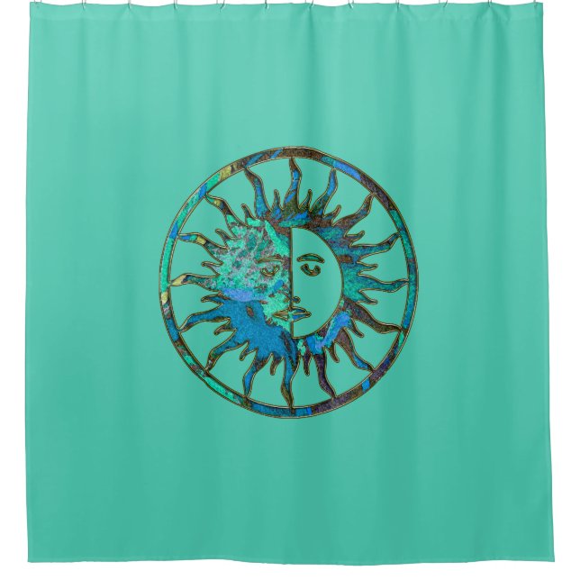 Sun & Moon - blue green + your backgr. & ideas (Front)