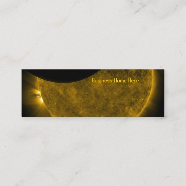 Sun & Moon Bookmark Business Cards (Front)
