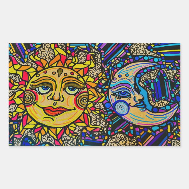 Sun Moon Duality Sticker (Front)