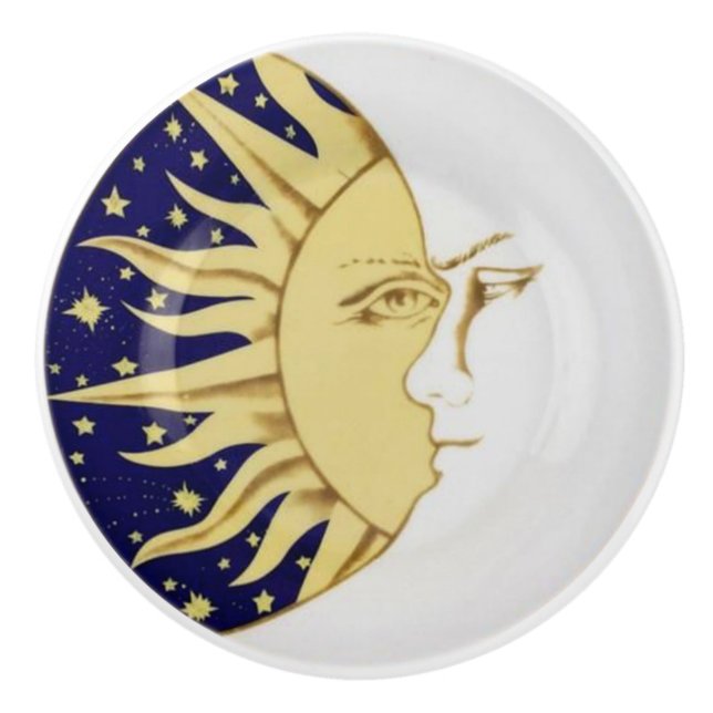 Sun & Moon Face Door or Drawer Pulls (Front)