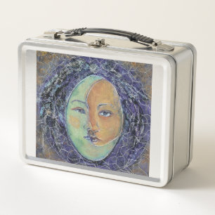 Sun Moon Jung Face Maureen Girard Celestial  Metal Lunch Box