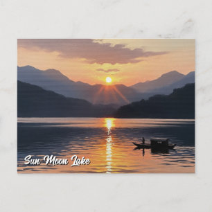 Sun Moon Lake Taiwan Sunrise Postcard