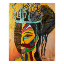 "Sun & Moon Making Love" Original Art Print