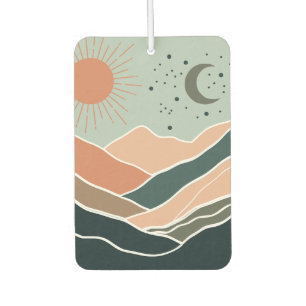 Sun & Moon Mountains Air Freshener