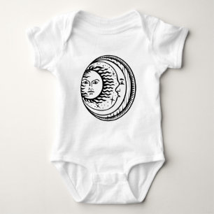 Sun, moon & stars apparel baby bodysuit