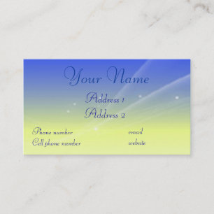 Sun/Moon/Stars Business Card