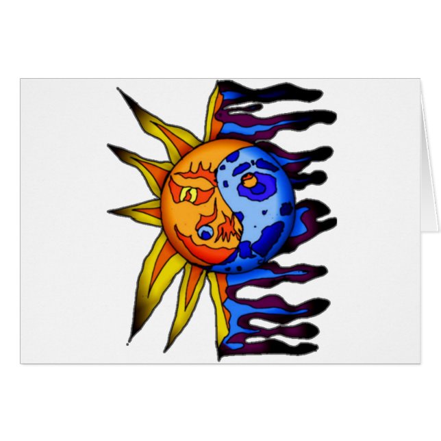 Sun / Moon Yin Yang (Front Horizontal)