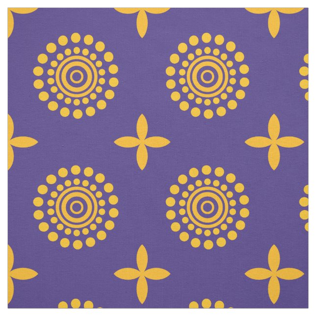 Sun Mosaic Pattern Fabric (Swatch)