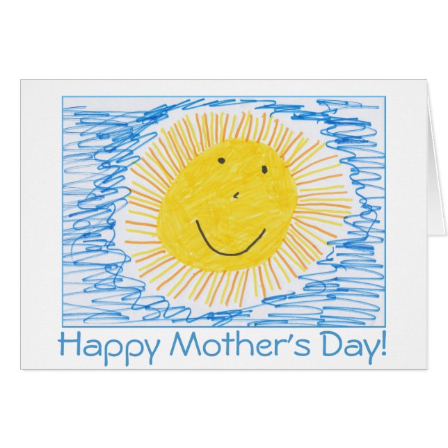 Sun Mother's Day Card (Front Horizontal)