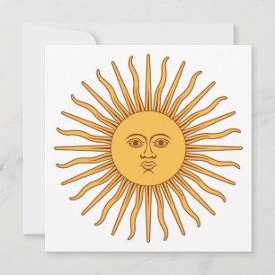 Sun of May (Argentinian Sun) Card