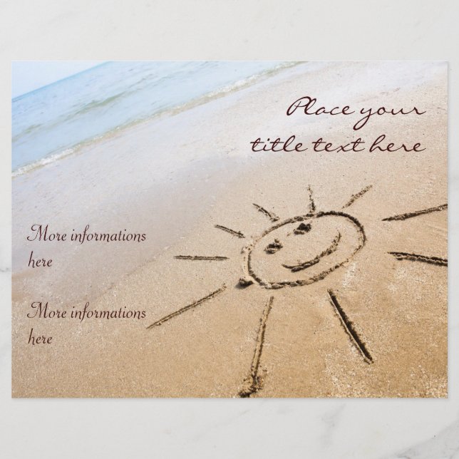 Sun On The Beach Flyer (Front)