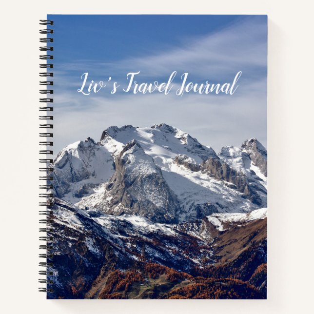 Sun on the Mountains Notebook (Front)