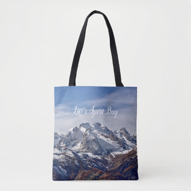 Sun on the Mountains Tote Bag (Front)
