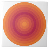 Sun Orange Viva Magenta Circles