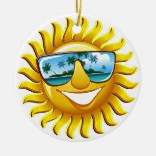 SUN Ornamenet Ceramic Ornament
