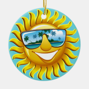 SUN Ornamenet Ceramic Ornament