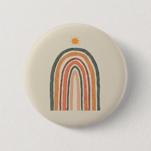 Sun Over A Rainbow 2 Inch Round Button