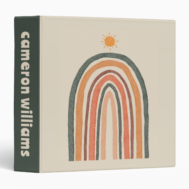 Sun Over A Rainbow Binder (Front/Spine)