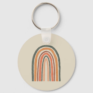 Sun Over A Rainbow Keychain