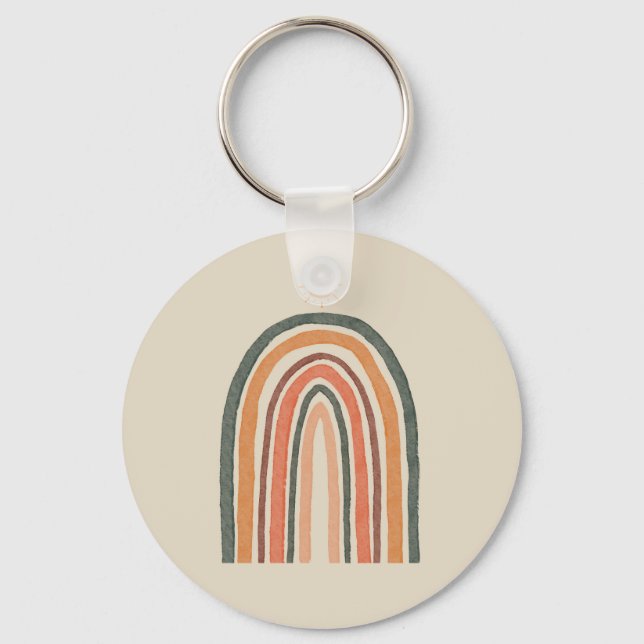 Sun Over A Rainbow Keychain (Front)