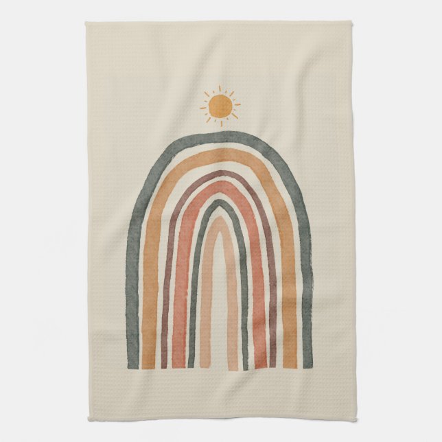Sun Over A Rainbow Kitchen Towel (Vertical)