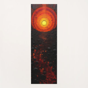 Sun over Black Rocks Yoga Mat