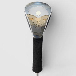 SUN OVER THE HILLS   GOLF HEAD COVER