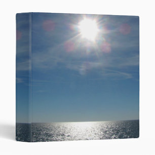 Sun Over the Ocean Photograph Binder