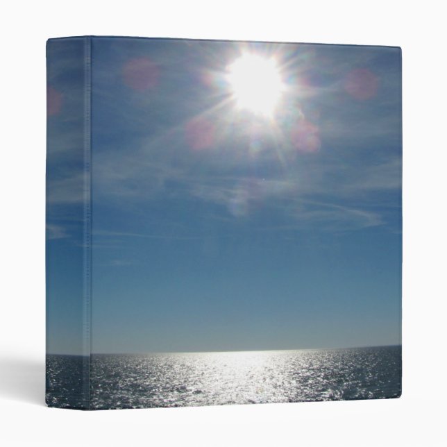Sun Over the Ocean Photograph Binder (Front/Spine)