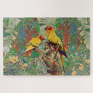 Sun Parakeets Jigsaw Puzzle