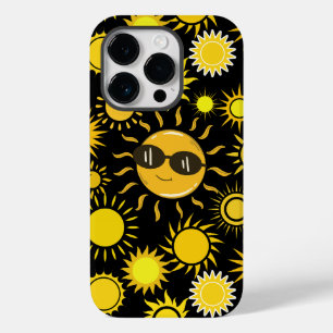 Sun pattern 01 Black BG Case-Mate iPhone 14 Pro Case