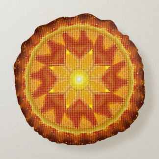 Sun Pattern Round Pillow