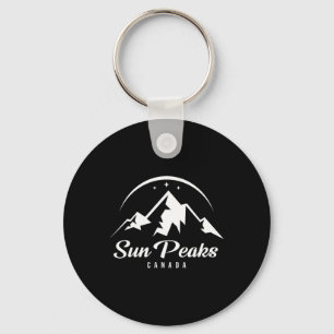 Sun Peaks Canada Ski Resort Skiing Snowboarding  Keychain