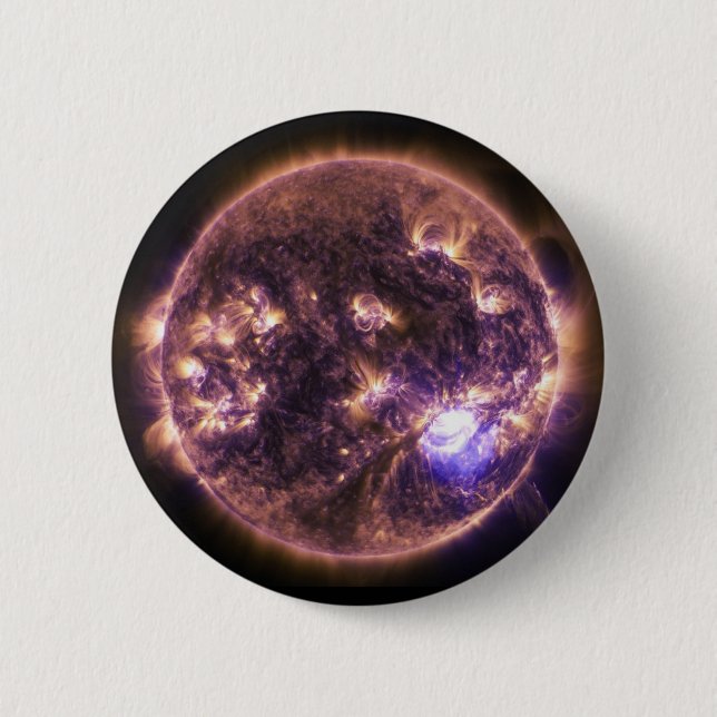 Sun power 2 inch round button (Front)