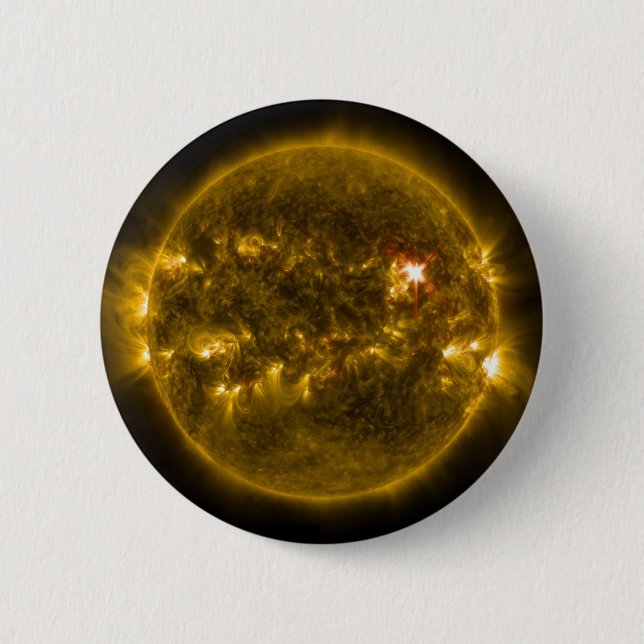 Sun power 2 inch round button (Front)