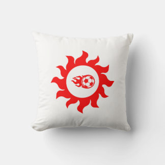 Sun power goals  throw pillow
