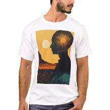 Sun profile + Halftone pattern 