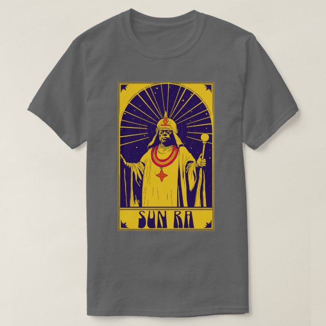 SUN RA Original Psychedelic Design T-Shirt (Design Front)