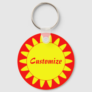 Sun Ray Template - 3 Keychain